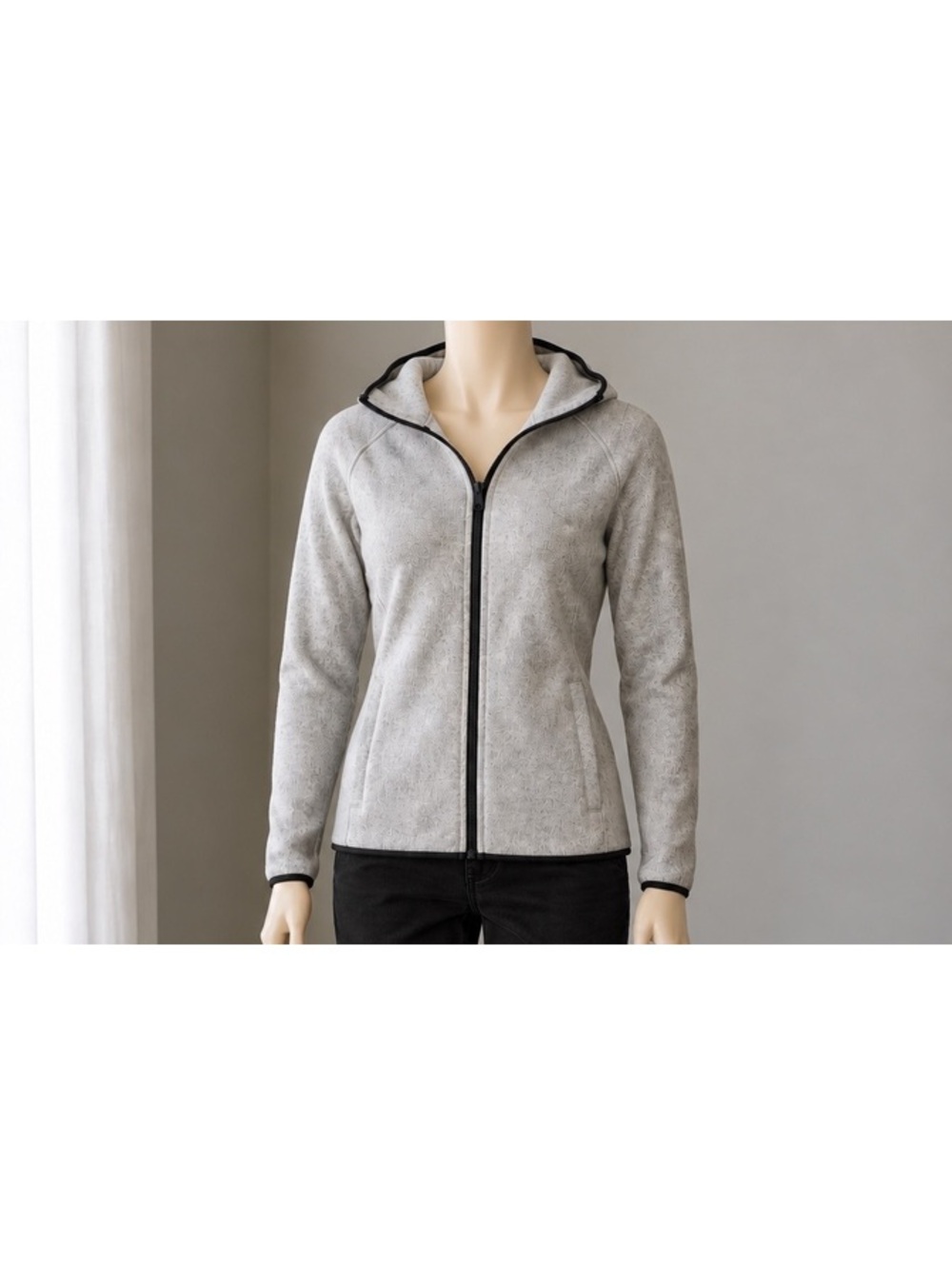 Duckworth Powder Full Zip Hoodie XL Gray Merino Wool Blend Made in USA Jacket